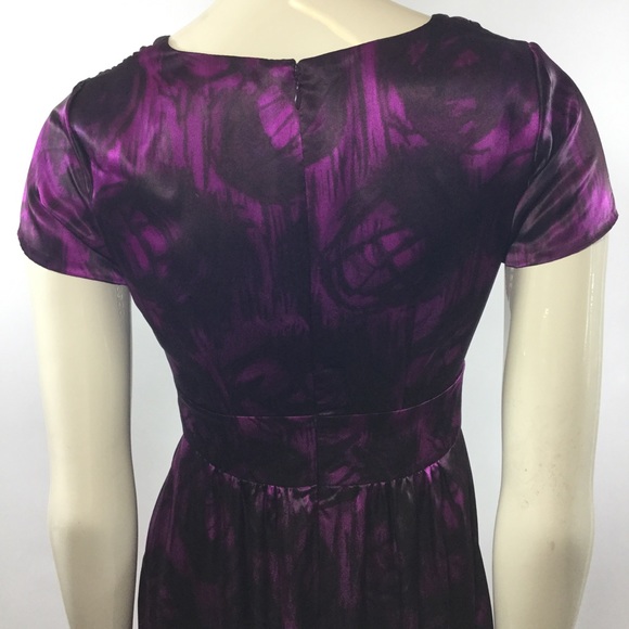 Banana Republic Silk A-line Floral Print Dress - Picture 5 of 6